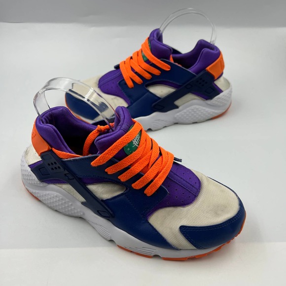 Nike Huarache Athletic Track Sneakers Colorful Mesh Lace Up Youth Size 7 - Picture 6 of 9